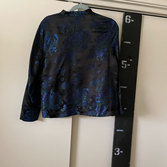 French Laundry SzM Round collar jacket black and blue - Picture 3 of 10